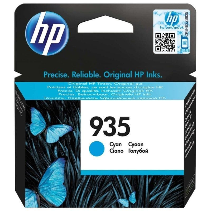 Cartucho de tinta original hp nº935/ cian